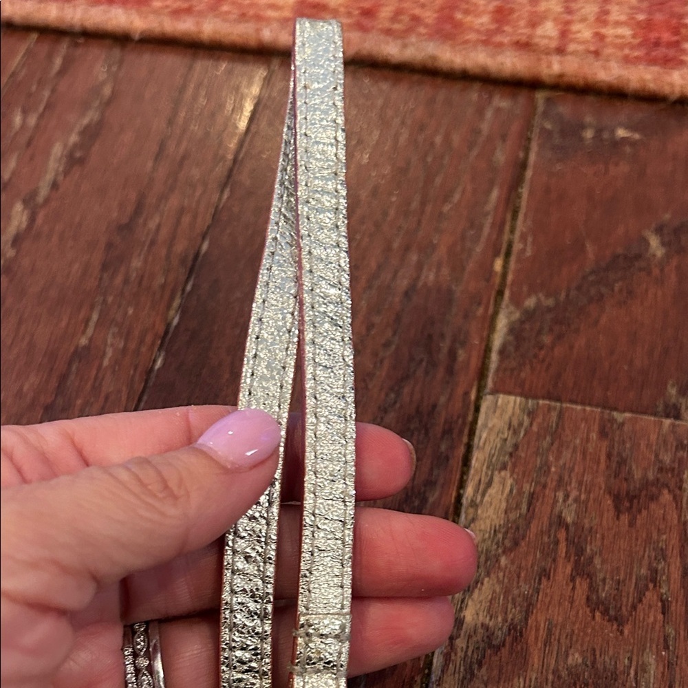 Brighton Metallic Silver Heart Embellished Wristlet - Picture 5 of 10